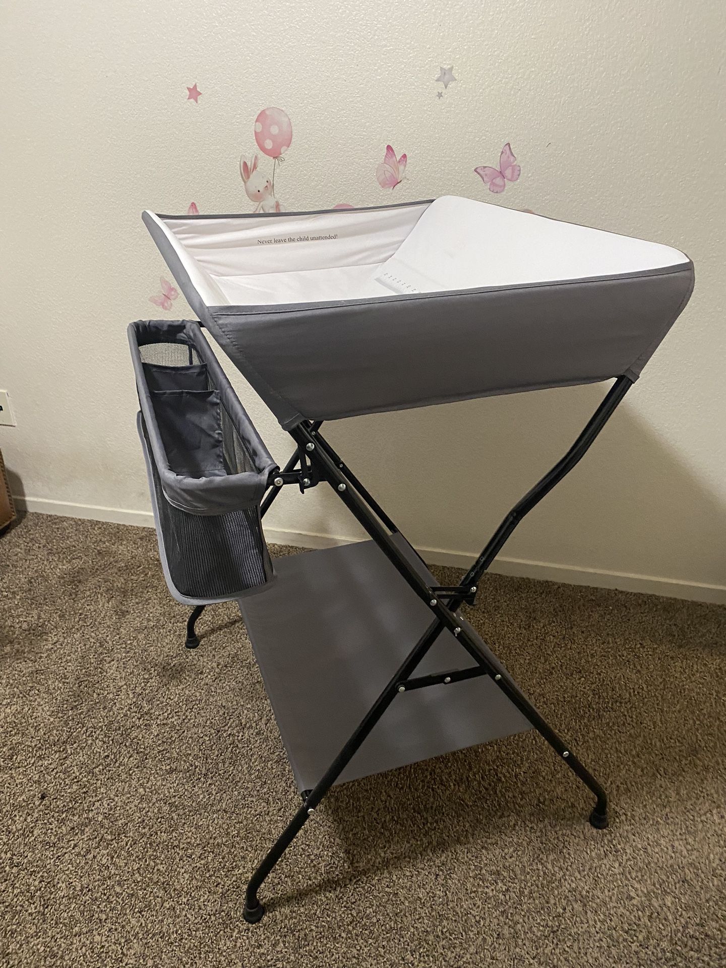 Diaper changing table