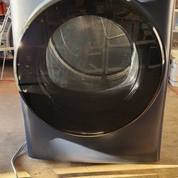 GE Profile 7.8 cu. ft. Smart Front Load Electric Dryer in Sapphire Blue with Sanitize Cycle