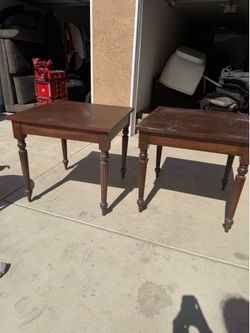 Two free tables on curb