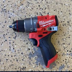 Milwaukee M12 FUEL 12V Lithium-Ion Brushless Cordless 1/2 in. Hammer Drill (Tool-Only)
