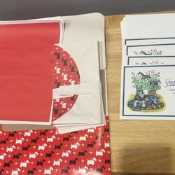 Schnauzers Stationary-7 with envelopes-7 & Blank Schnauzer cards-4 with 5 Envelopes-5; All for $2.00