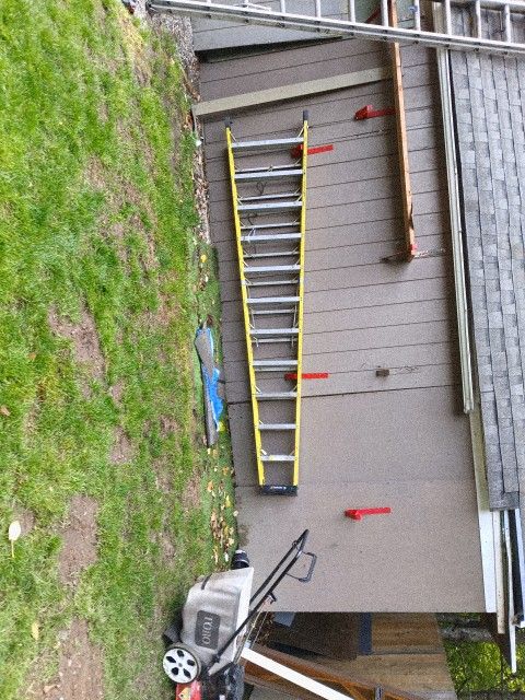 12' Featherlite A Frame Fiberglassladder