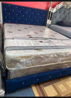 Ultimate button tufted bed frames available in all sizes king queen twin full delivery available!