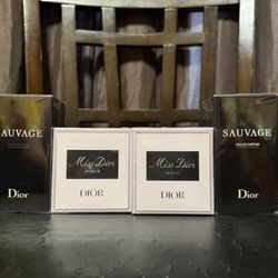 2 Dior Colognes And 2 Dior Perfumes 130 For Each 