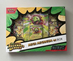 Pokemon Ascended Heroes Sealed Mega Meganium Ex Box