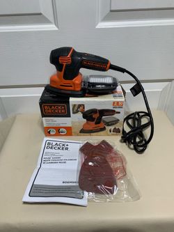 New black and decker mouse detail orbital sander