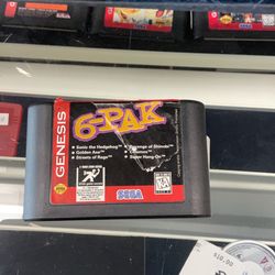 Genesis 6 Pak Sega