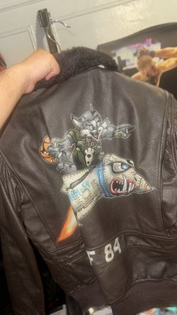 AUTHENTIC LEATHER BOMBER JACKET