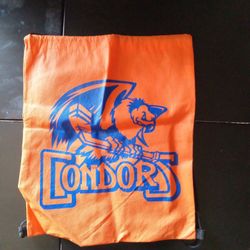 Bakersfield Condors Drawstring Backpack SEE DESCRIPTION AND PHOTOS 