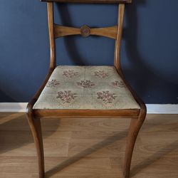 Vintage Solid Wood Chair—Great As Desk Chair