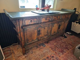 Vintage-Style Cabinet / Credenza – Classic Insert Panel Doors