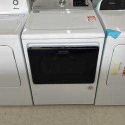 Maytag 7.4 cu. ft. vented Top Load Electric Dryer in White with Extra Power