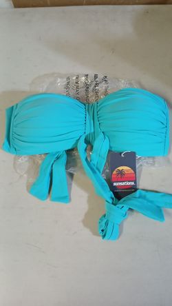 Sunsations Cyan Bikini Top