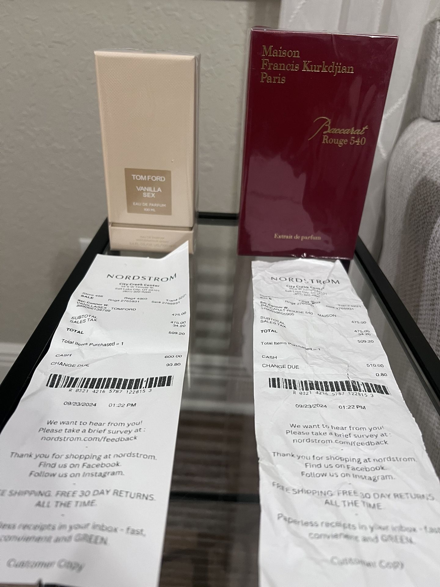 Tom Ford And Baccarat Colognes