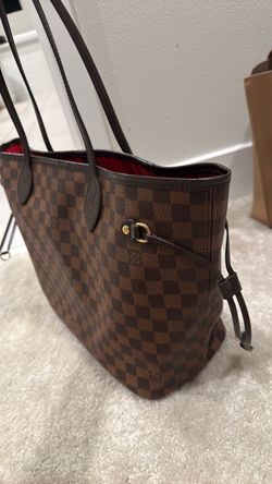 Leather tote handbag
