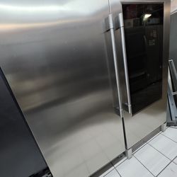 64" FRIGIDAIRE COLUMNS REFRIGERATOR AND FREEZER STAINLESS STEEL