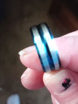 Size 7 titanium steel band