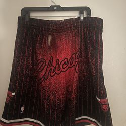 Mitchell Ness Hardwood Classics Chicago Bulls Basketball Shorts *BRAND NEW* MENS XXL