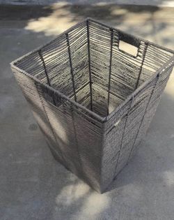Gray Woven Storage Basket with Handles OFFERS WELCOME