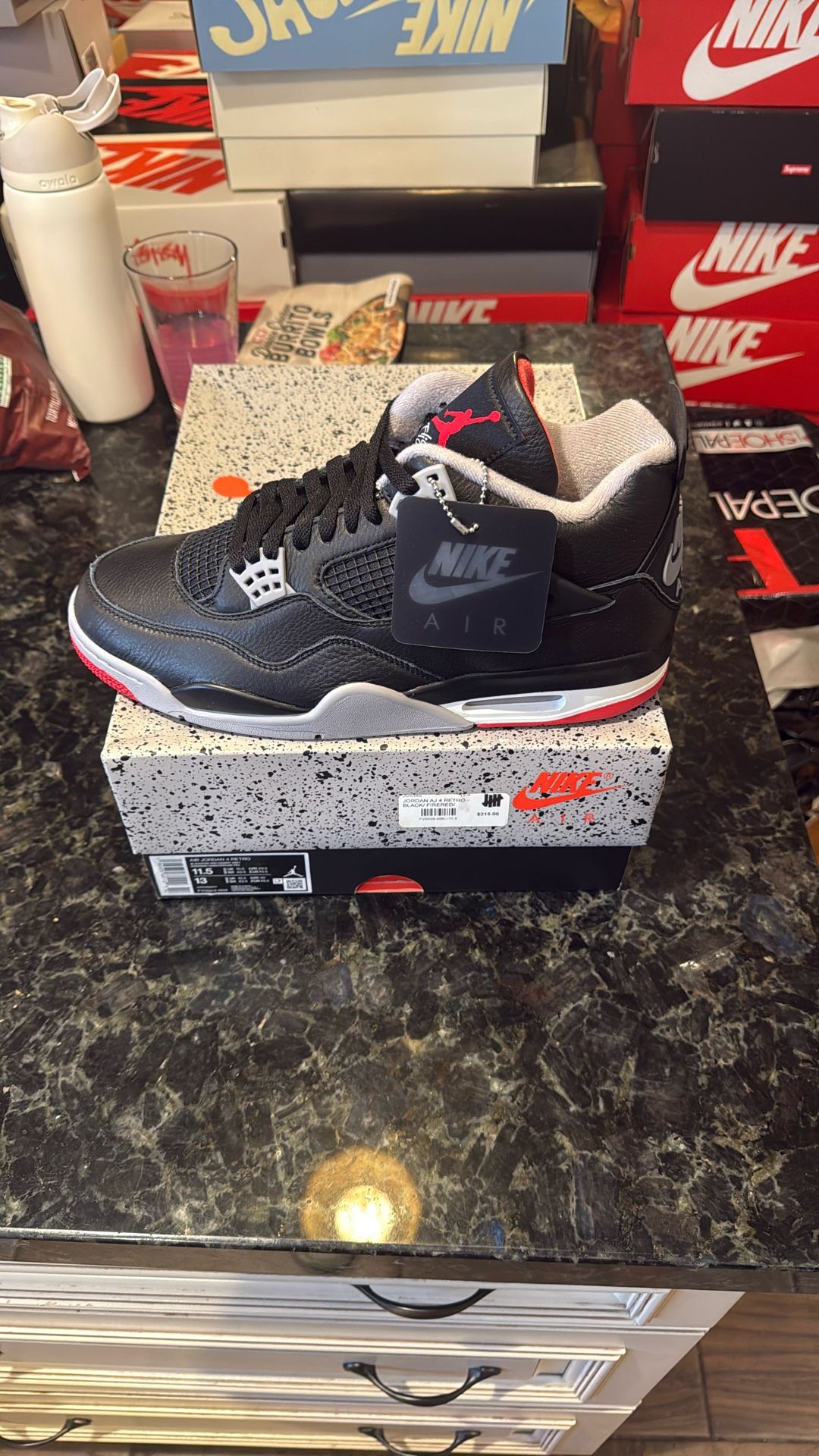 Jordan 4 Bred Reimagined