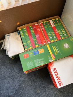 sheets of legal size paper