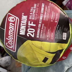 Coleman Montauk (big & tall) Sleeping Bag 20*F