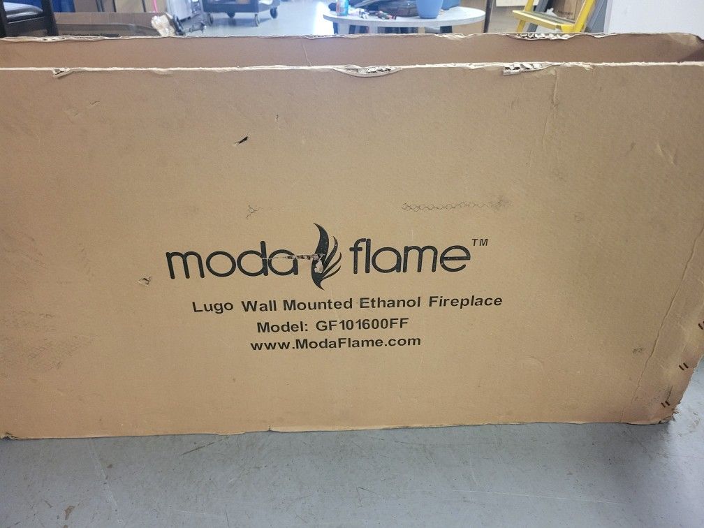 Lugo Wall Mounted Ethanol Fireplace