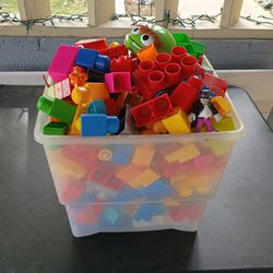 Miscellaneous duplex Lego blocks for smaller kids