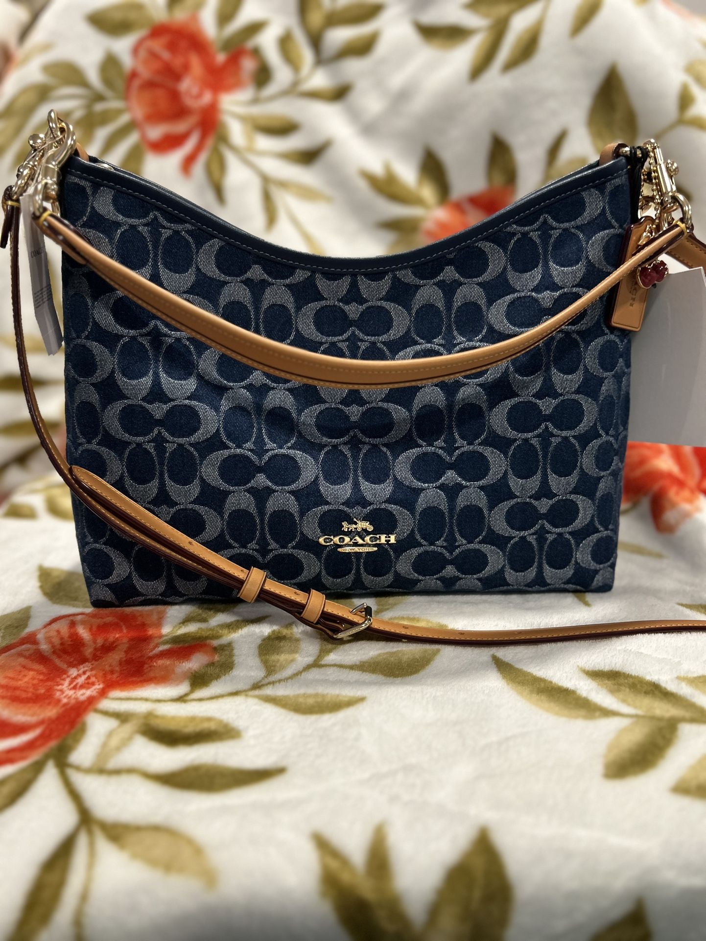 Coach Denim Laurel Bag