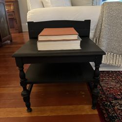 Black Vintage Side Table