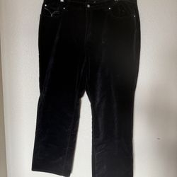 Venezia Velvet-Feel Straight Leg Pants – Women’s Size 22