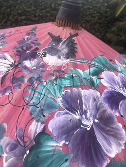 Antique Asian umbrella