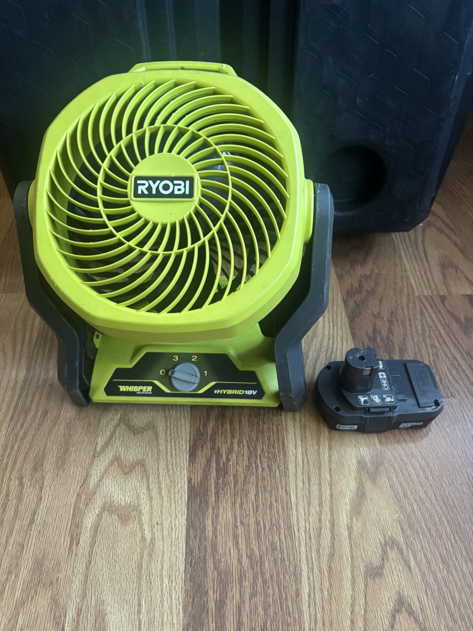 Ryobi 18v Fan Hybrid Cordless And Corded