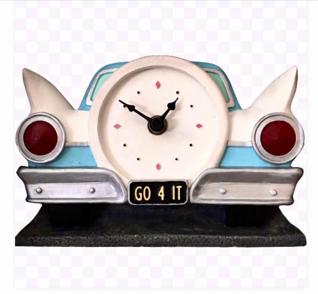 Vintage Desk Clock -‘58 Ford