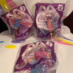 McDonalds Flutter Bye Toys Set Of 3 