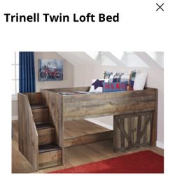 Twin Loft Bed With Drawer 
