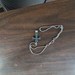 Jesus Christ Christian Cross Chain Sterling Silver 