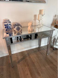 Glass entry table for sale