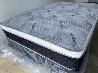 Queen Euro Bamboo Orthopedic Pillow Top!》》》