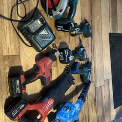 Milwaukee & Makita Tools