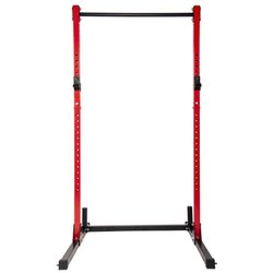 🔥 BRAND NEW Multi-Function Adjustable Power Rack Exercise Squat Stand with J-Hooks and Other Accessories 500-Pound Capacity