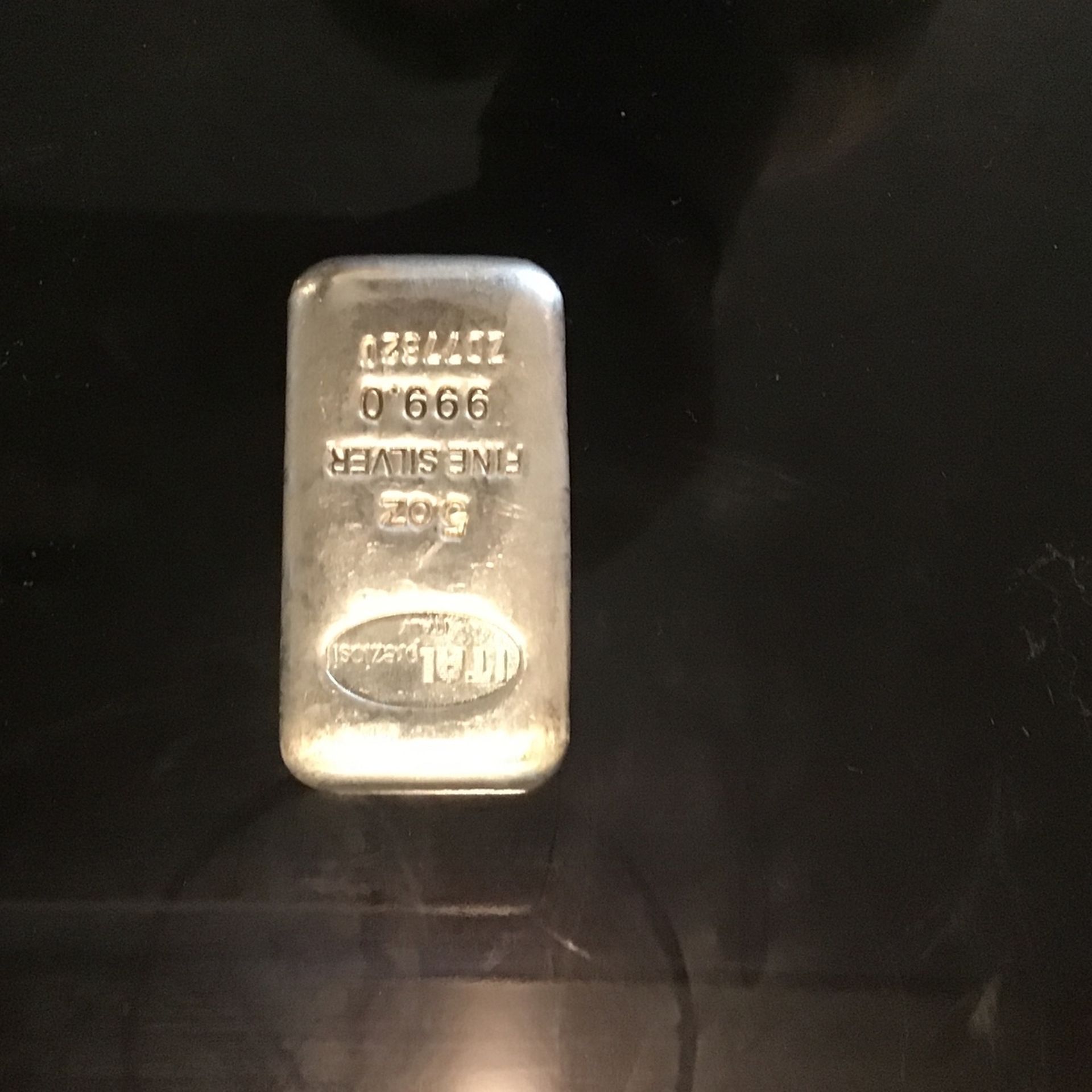 5 Oz Ounce Silver Bar Ital Preziosi Italy