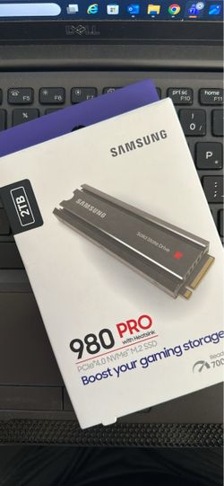 Samsung 980 PRO 2TB PCIe 4.0 NVMe M.2 SSD with Heatsink (UNOPENED)