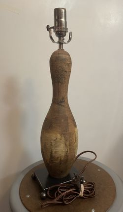 Moss Bowling Pin Lamp