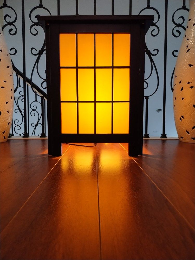 Japanese box light End Table