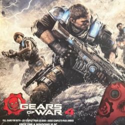 Gears Of War Xbox One Console W/black Controller