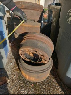 Used Semi Brake Drums Great For Gardening Or Whatever