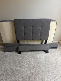 Twin Bed Frame with mattress