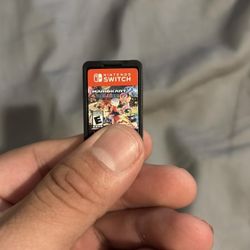 Nintendo Switch With Mario cart And Switch Case.