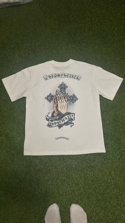 Chrome Hearts White “Jesus” Graphic Tee – Size Medium (Brand New)